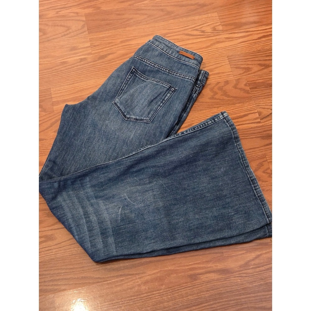 Pilcro and the Letterpress Anthropologie Flare Jeans Medium‎ Wash Blue Size 30